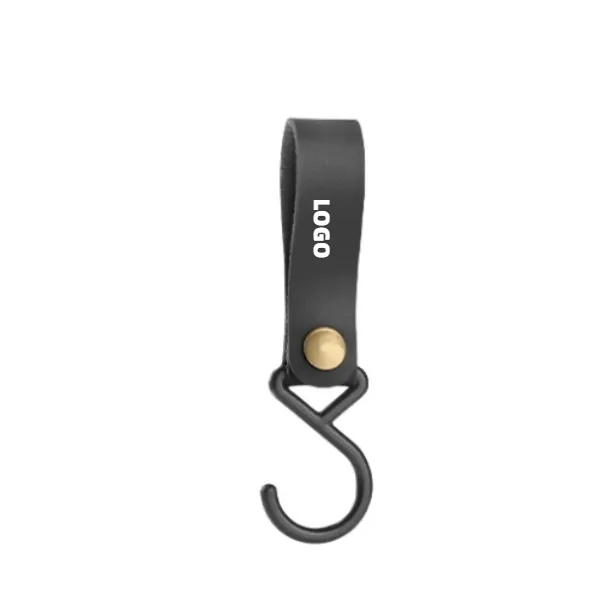 PU Leather Camping Hooks & Clips 2
