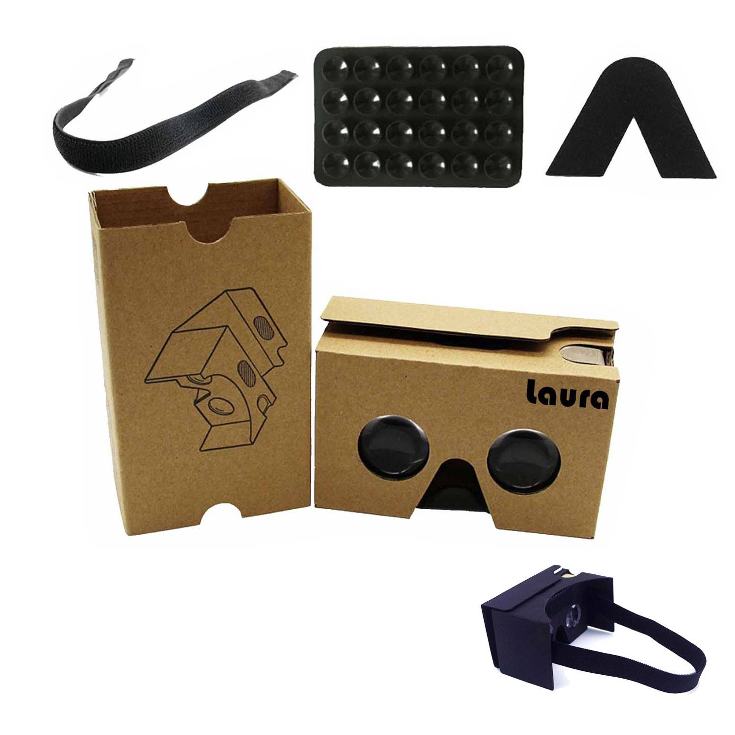 Carton VR Virtual Reality 3D Glasses 2