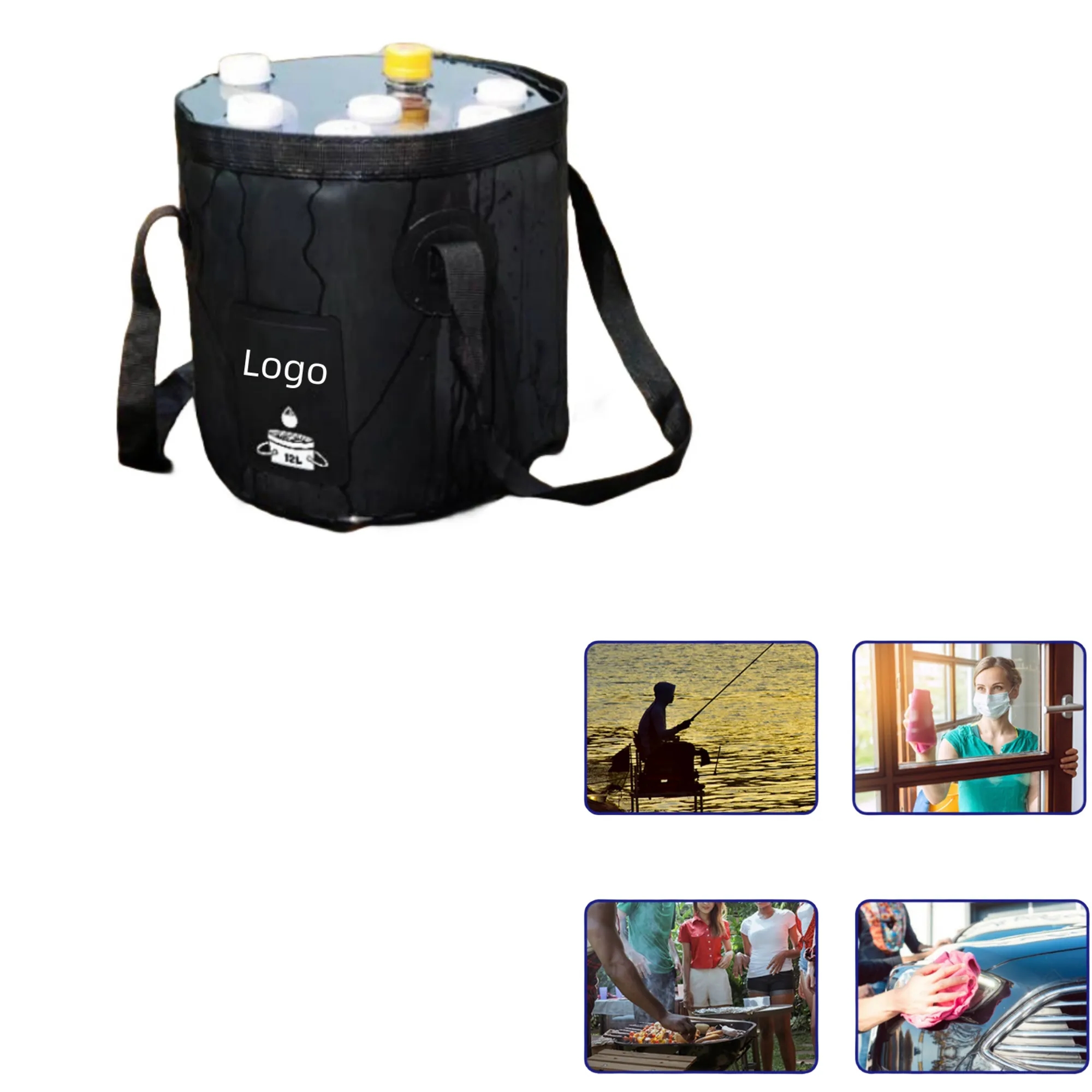 12L Collapsible Water Bucket 1