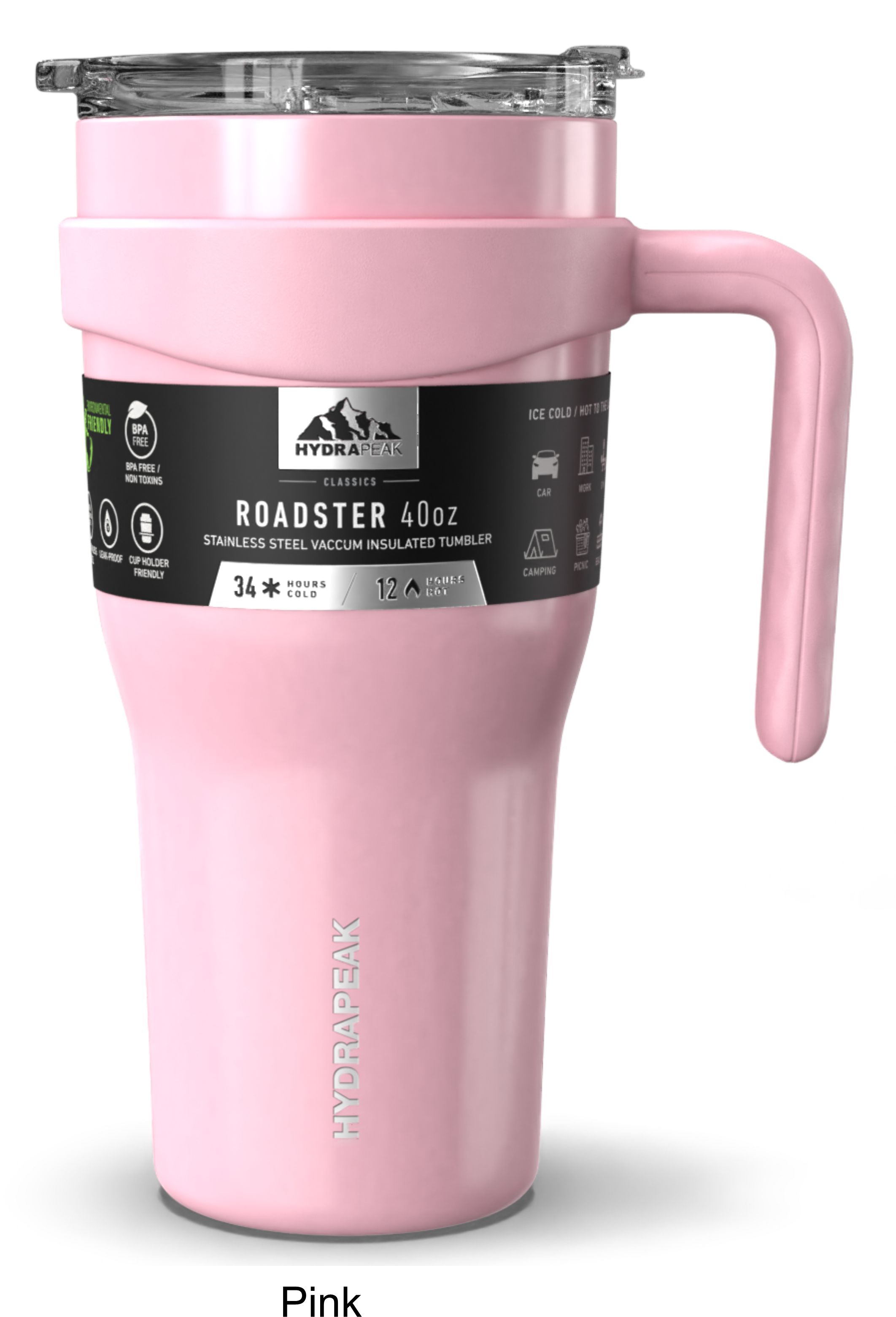 40 oz Hydrapeak Roadster Tumbler LIFETIME WARRANTY! 15