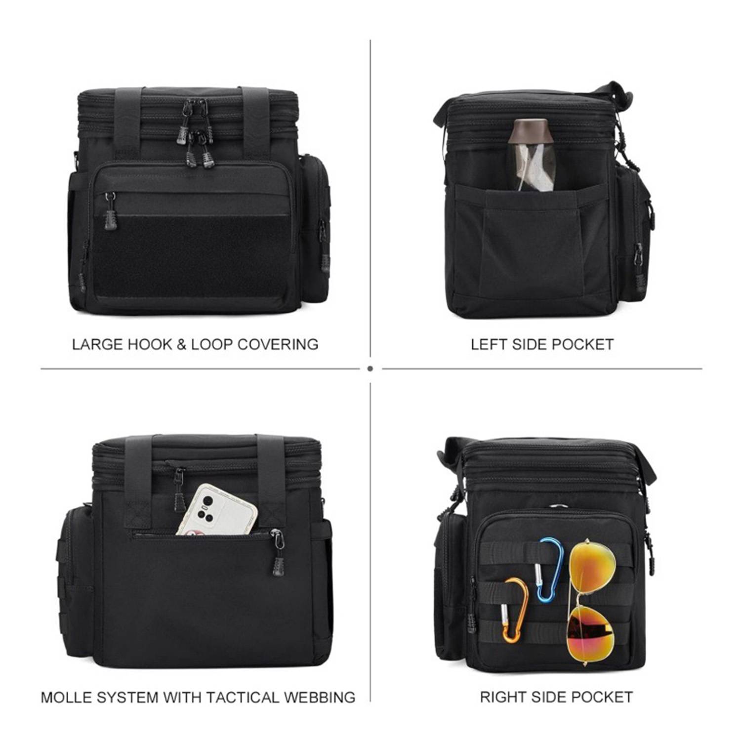 15L Large Insulated Oxford Cooler Bag for Outdoor Picnic 3