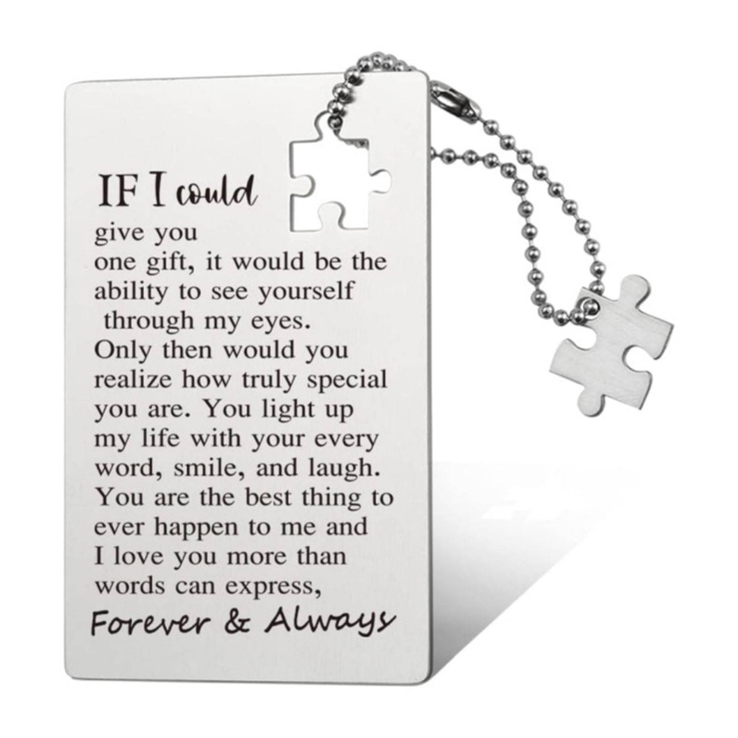 Stainless Steel Engraved Wallet Insert Card 22