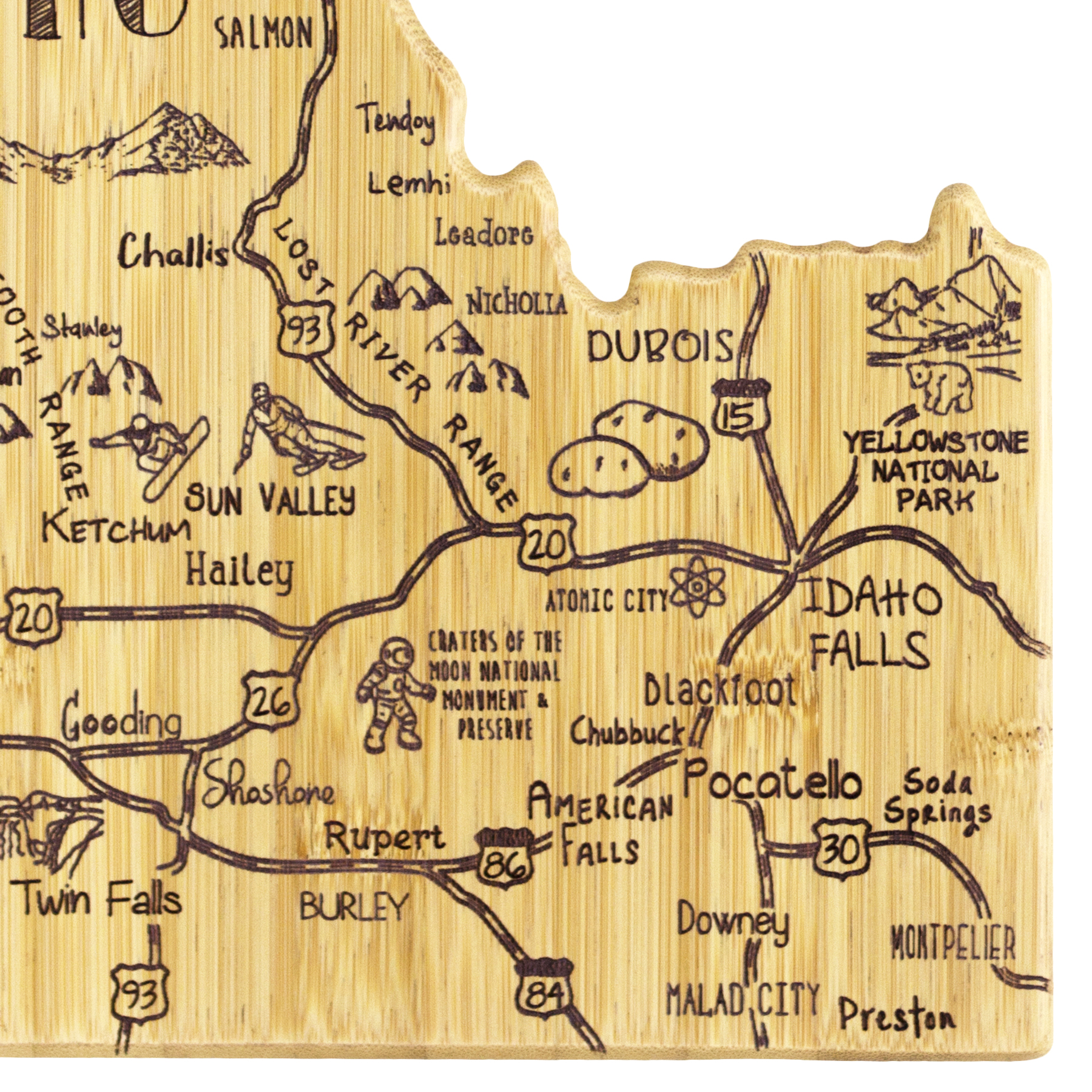Destination Idaho Cutting & Serving Board 6