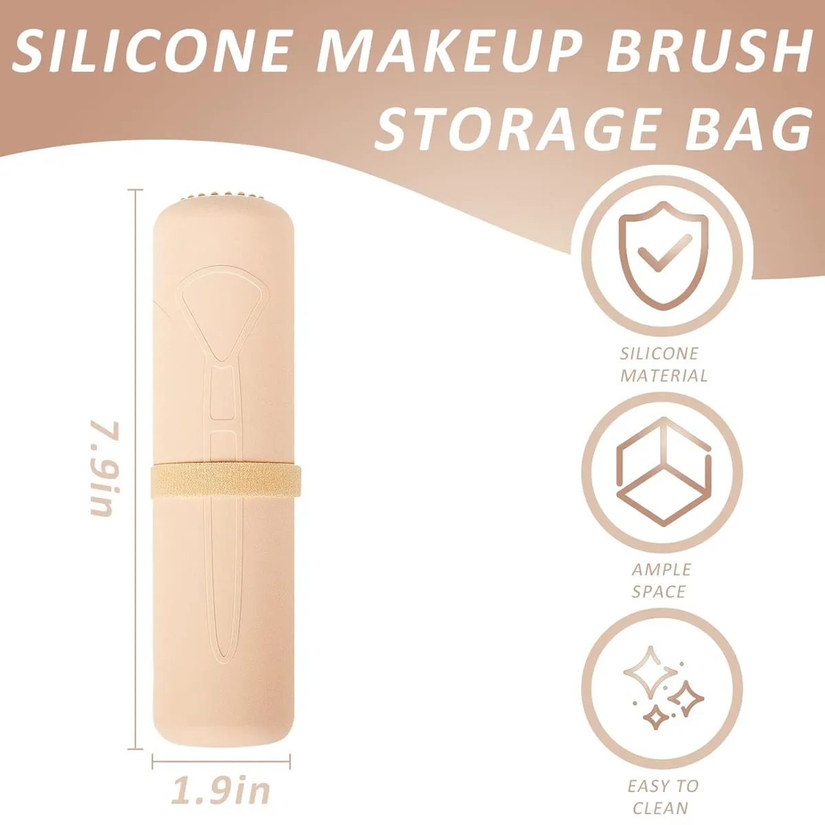 Silicone Makeup Brush Holder 5