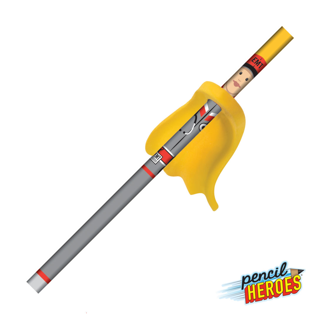 Pencil Heroes® Heathcare Series Female w/Cape Pencil 4