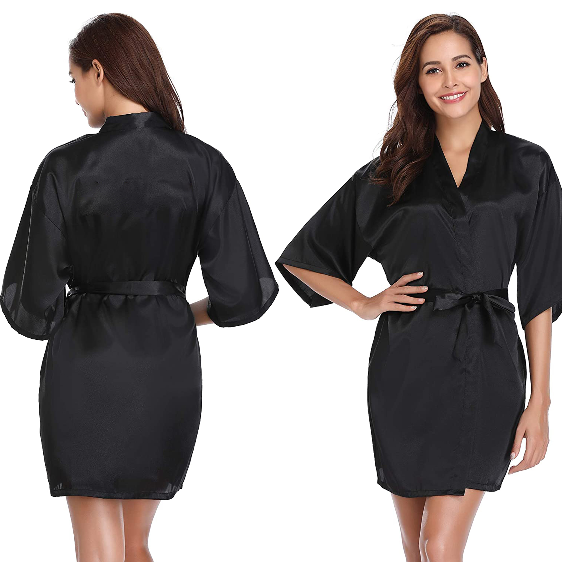 Women's Satin Robe 1