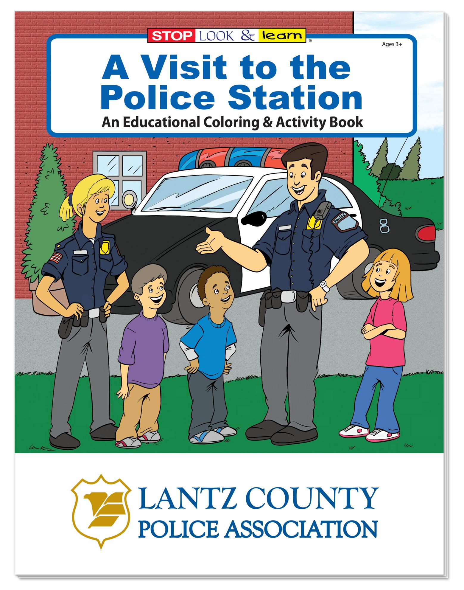 Coloring Book: A Visit to the Police Station 2