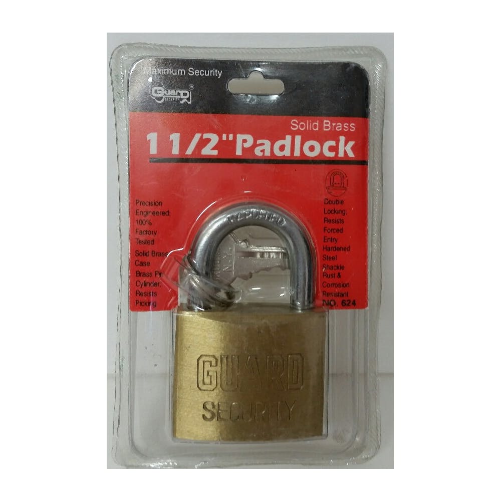 Padlocks - Brass 1.5" 2 Keys 2
