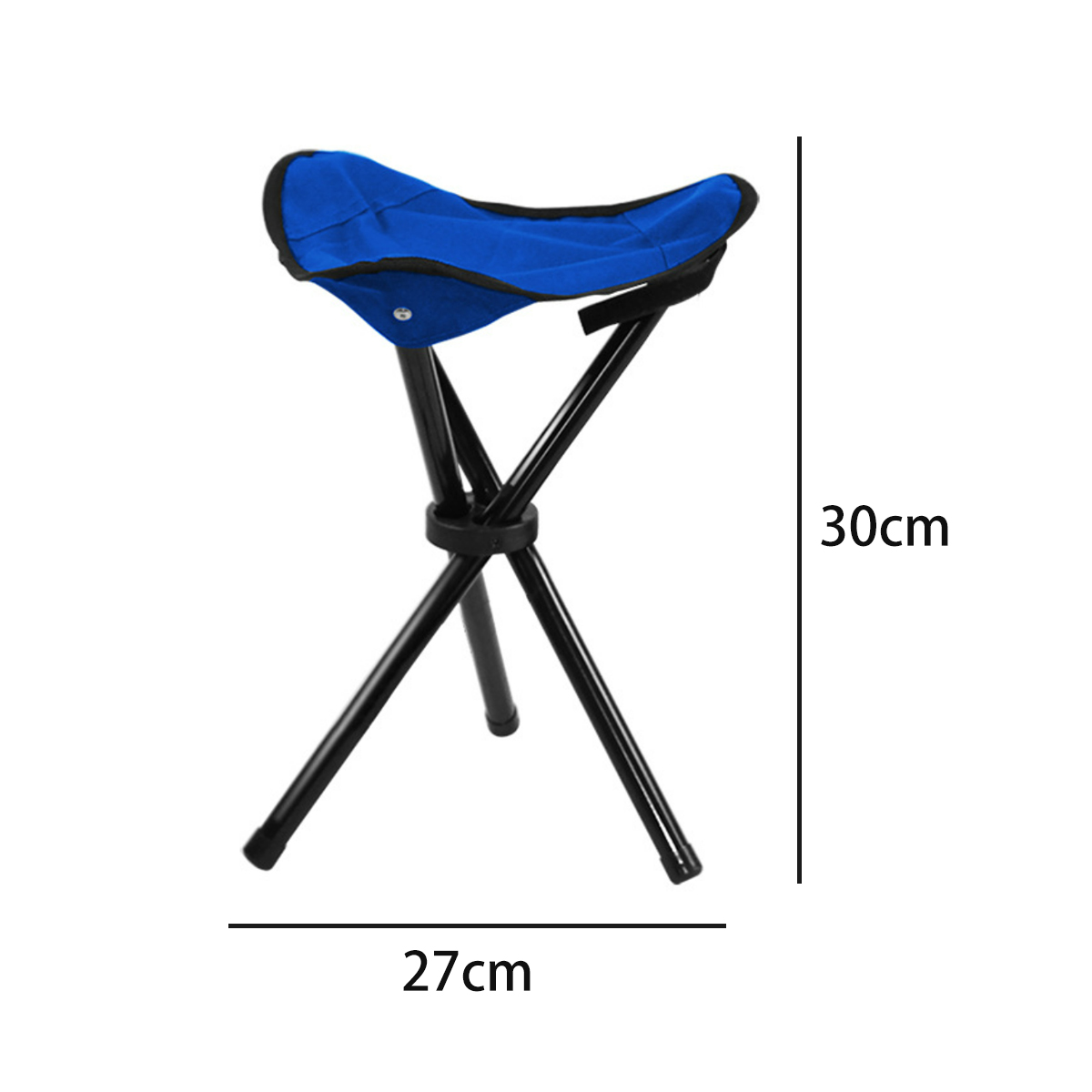 Portable 3 Legged Folding Camp Stool 8