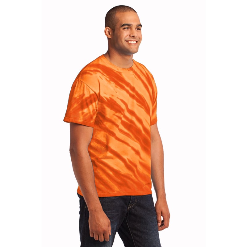 Port & Company - Tiger Stripe Tie-Dye Tee. 17