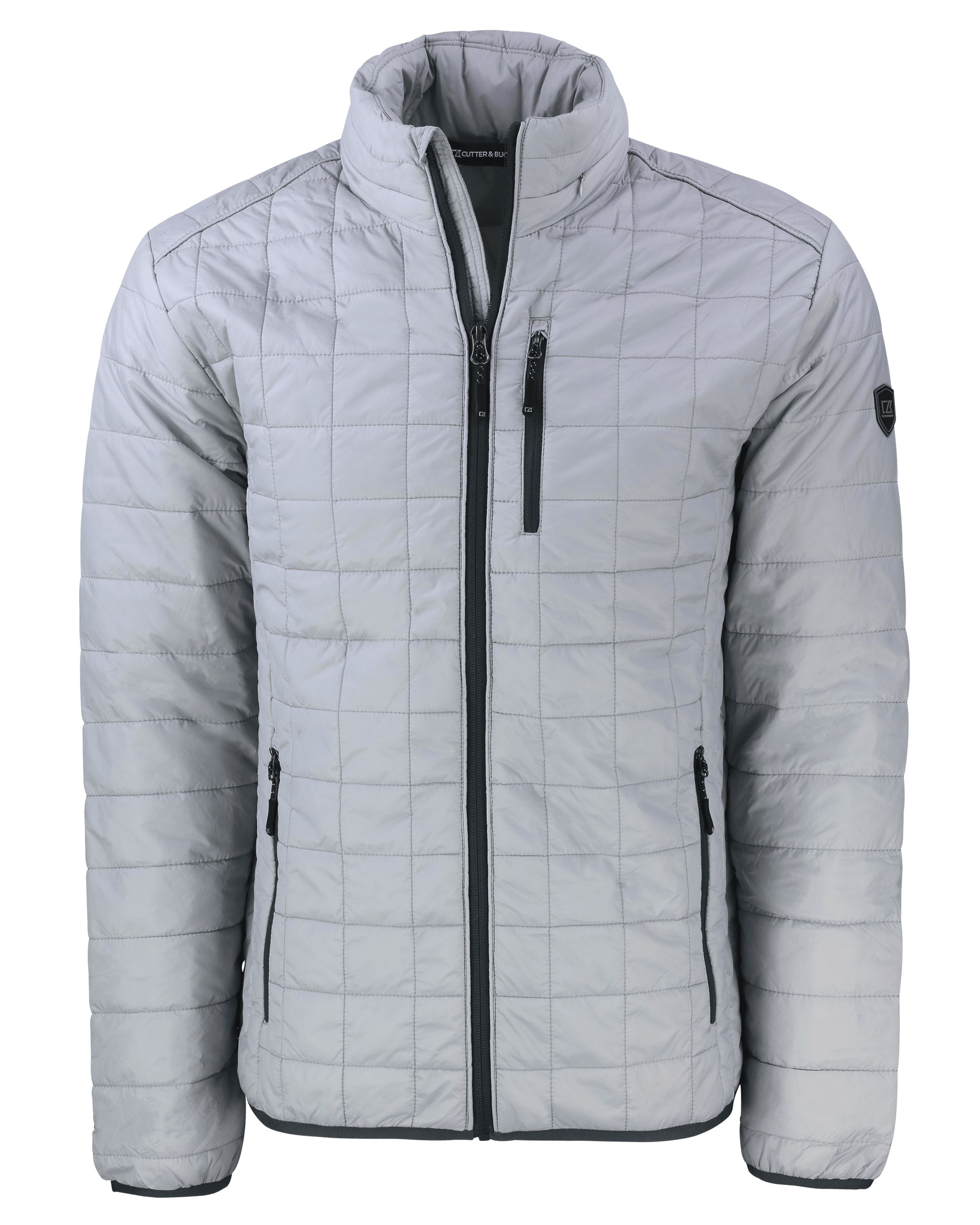 Cutter & Buck Rainier Recycled Insulated Puffer Mens Full Zip Jacket 92