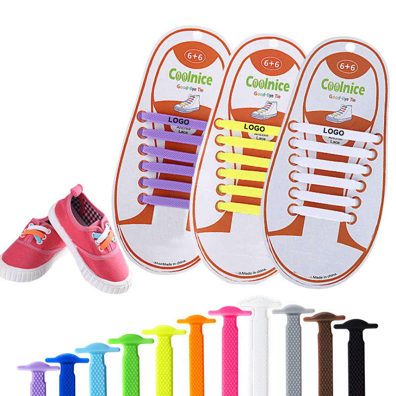 COOLNICE Never Tie Silicone Shoelaces kit for Kids 1