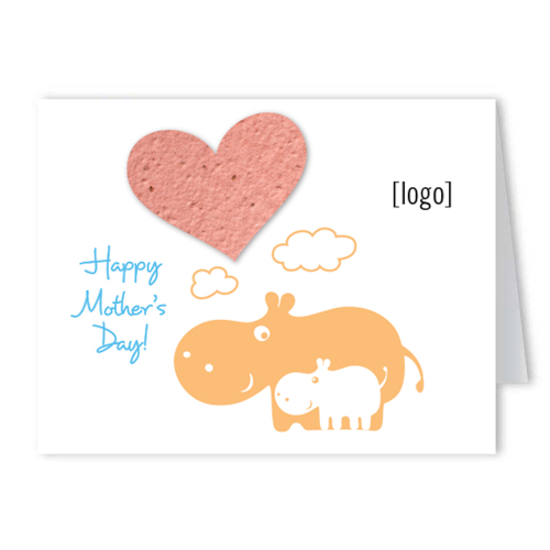 Seed Paper Shape Folding Card