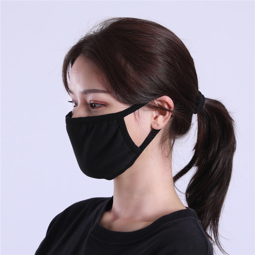 Black Cotton Adult Masks (In Stock - Ready to Ship) 4