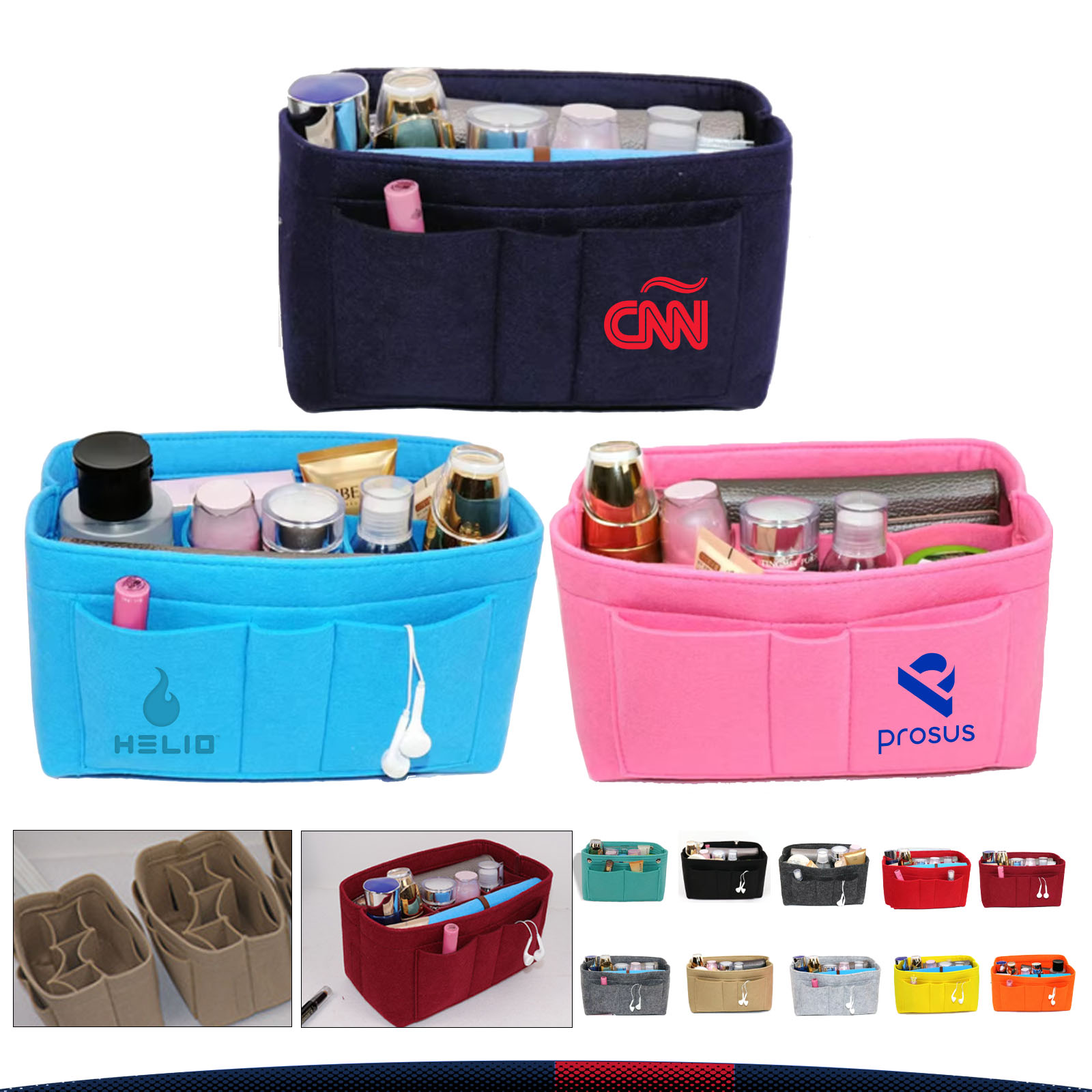 Nexira Felt Cosmetic Organizer 9