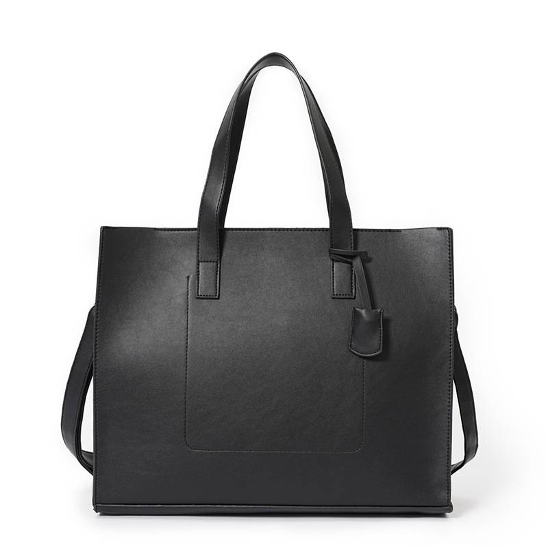 PU Leather Women Tote Bag, custom tote bag with logo imprint 2