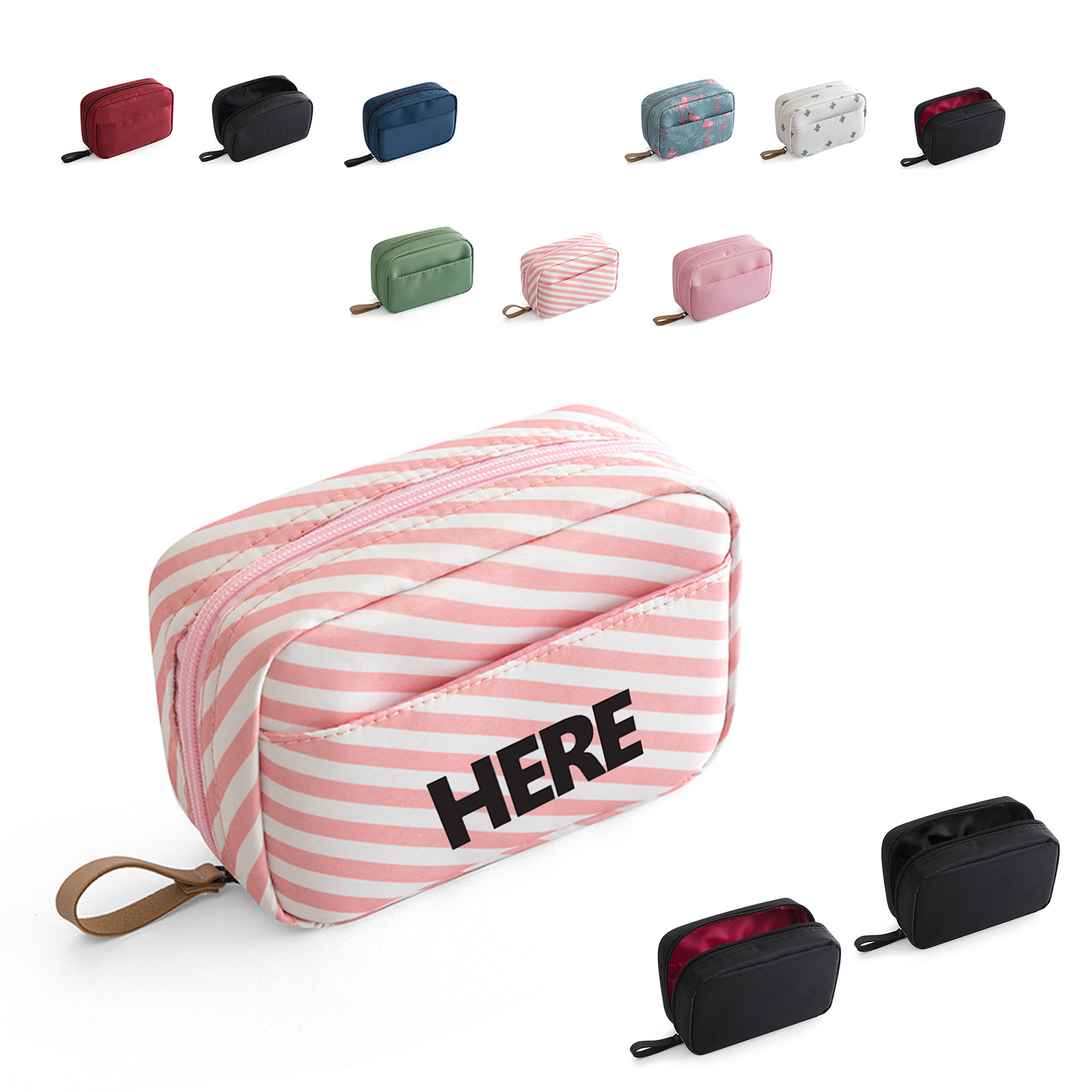 Compact Makeup Bag With Handle 2