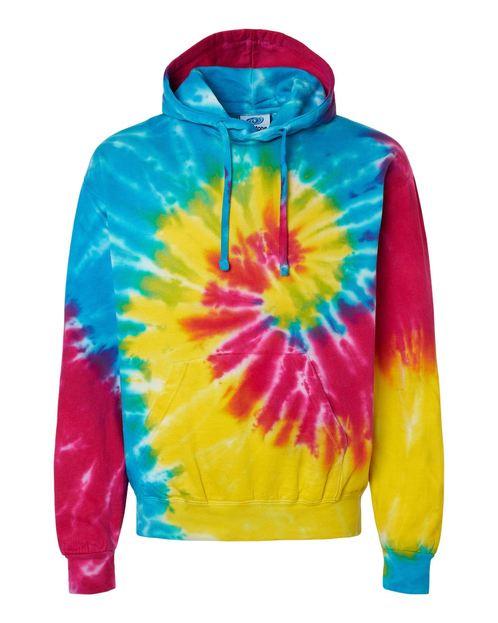 Unisex Tie-Dyed Hooded Sweatshirt - 8777 88
