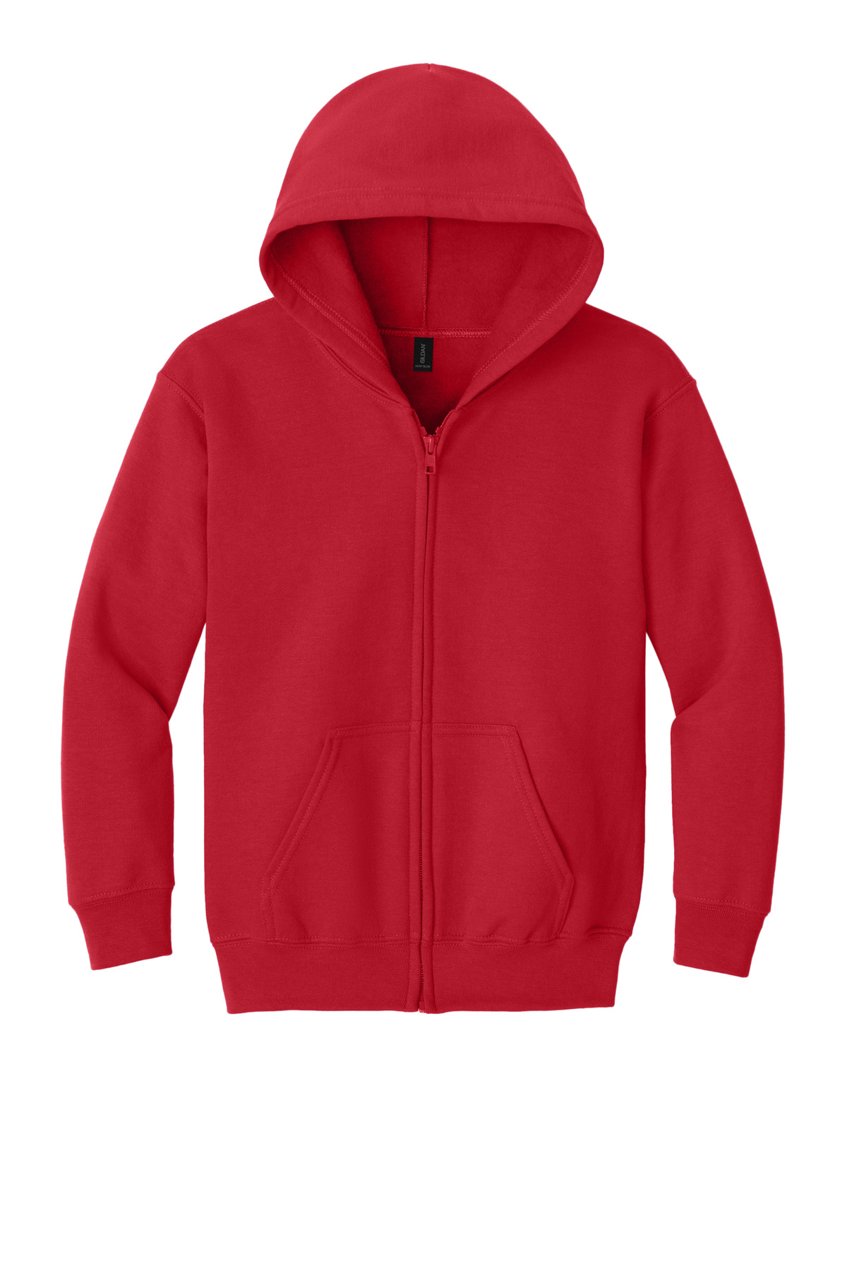 Gildan Youth Heavy Blend Full-Zip Hooded Sweatshirt. 18600B 1
