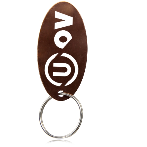 Handsome Oval Keychain 5