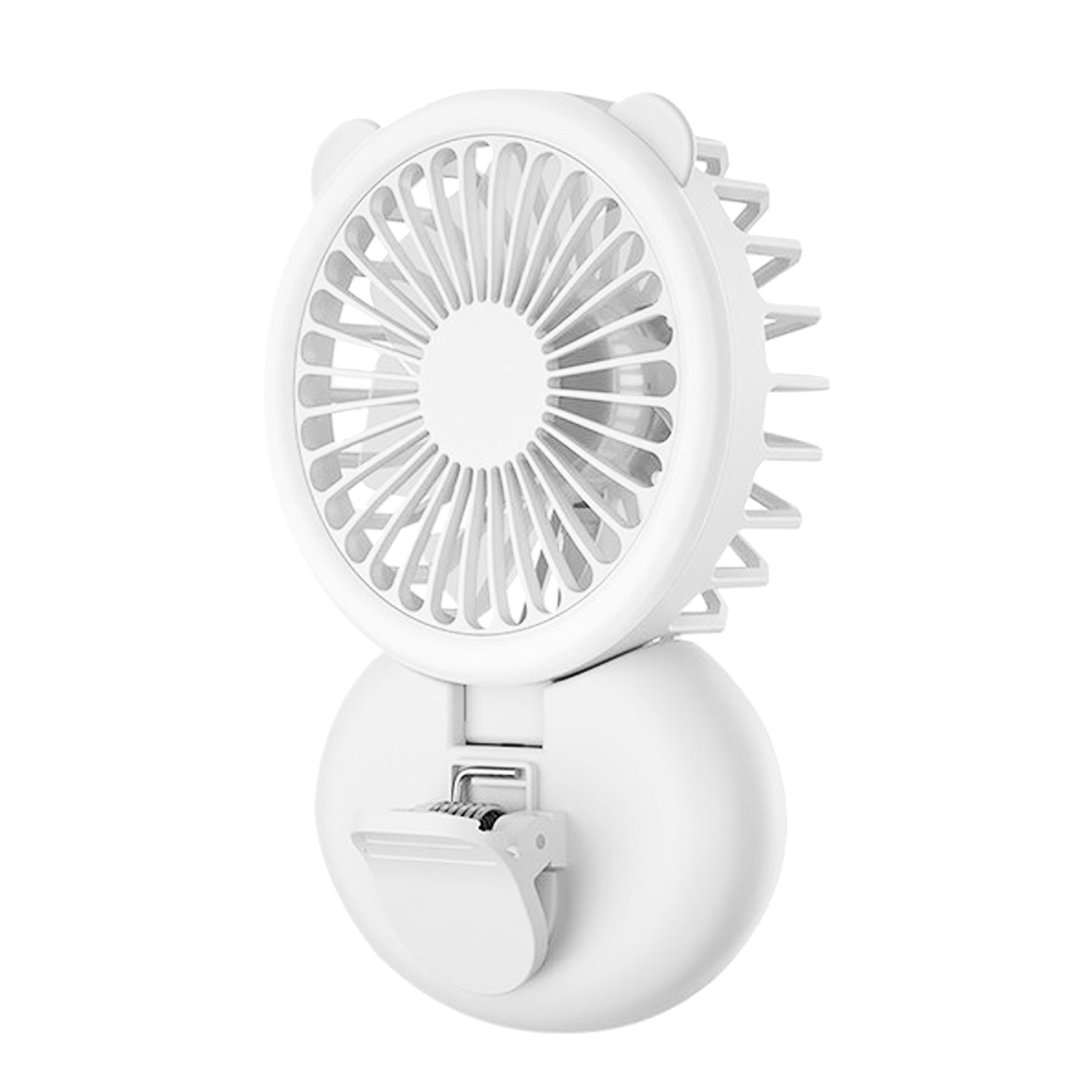 RenoGlow 2in1 LED Fill Light Clip On Fan 6