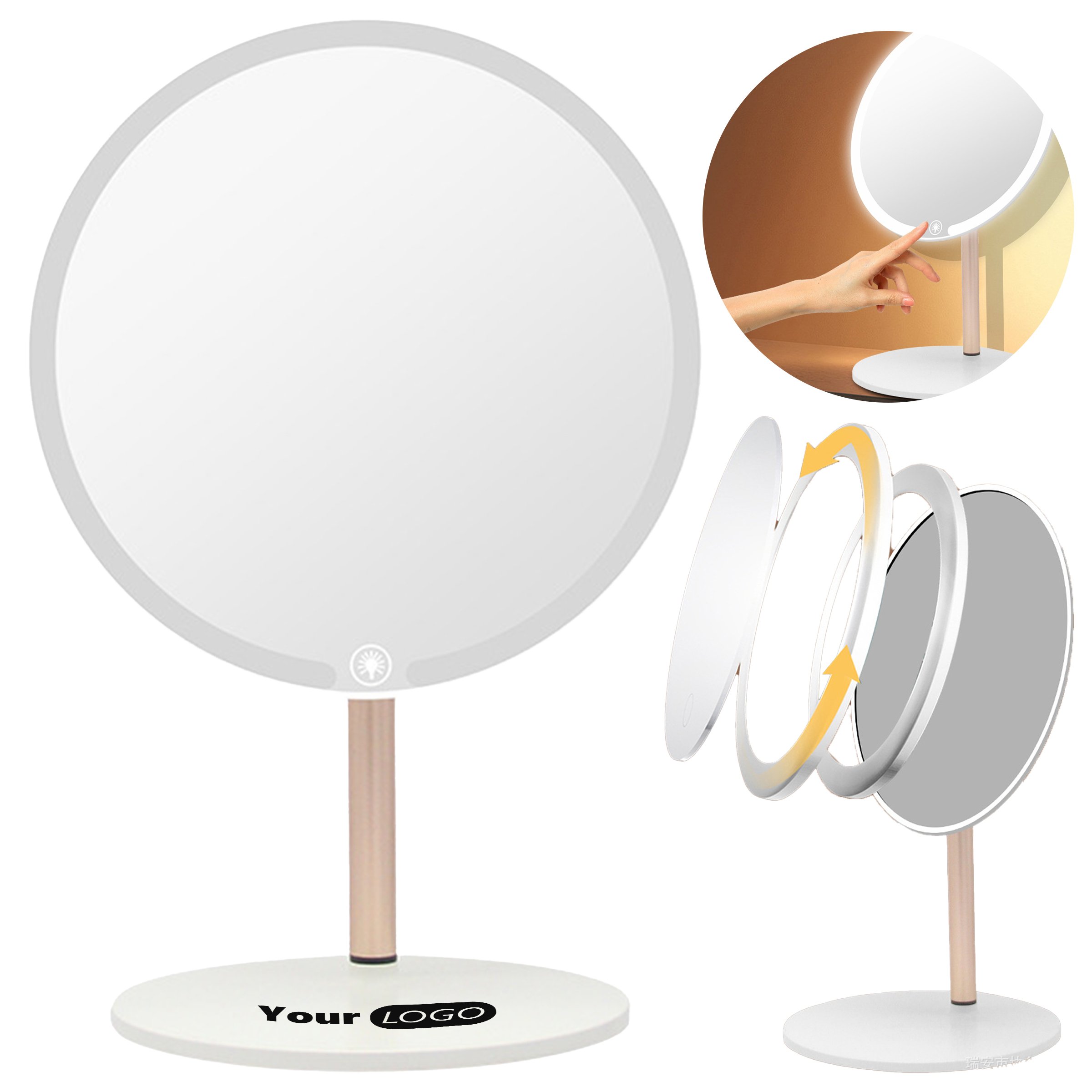 Abs Desktop Supplementary Makeup Mirror 5