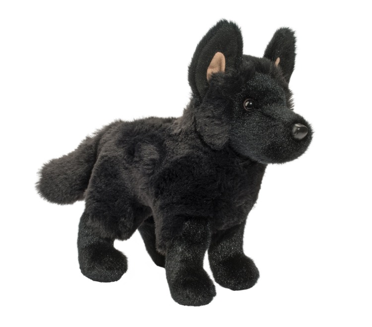 Harko Black German Shepherd Stuffed Animal 2