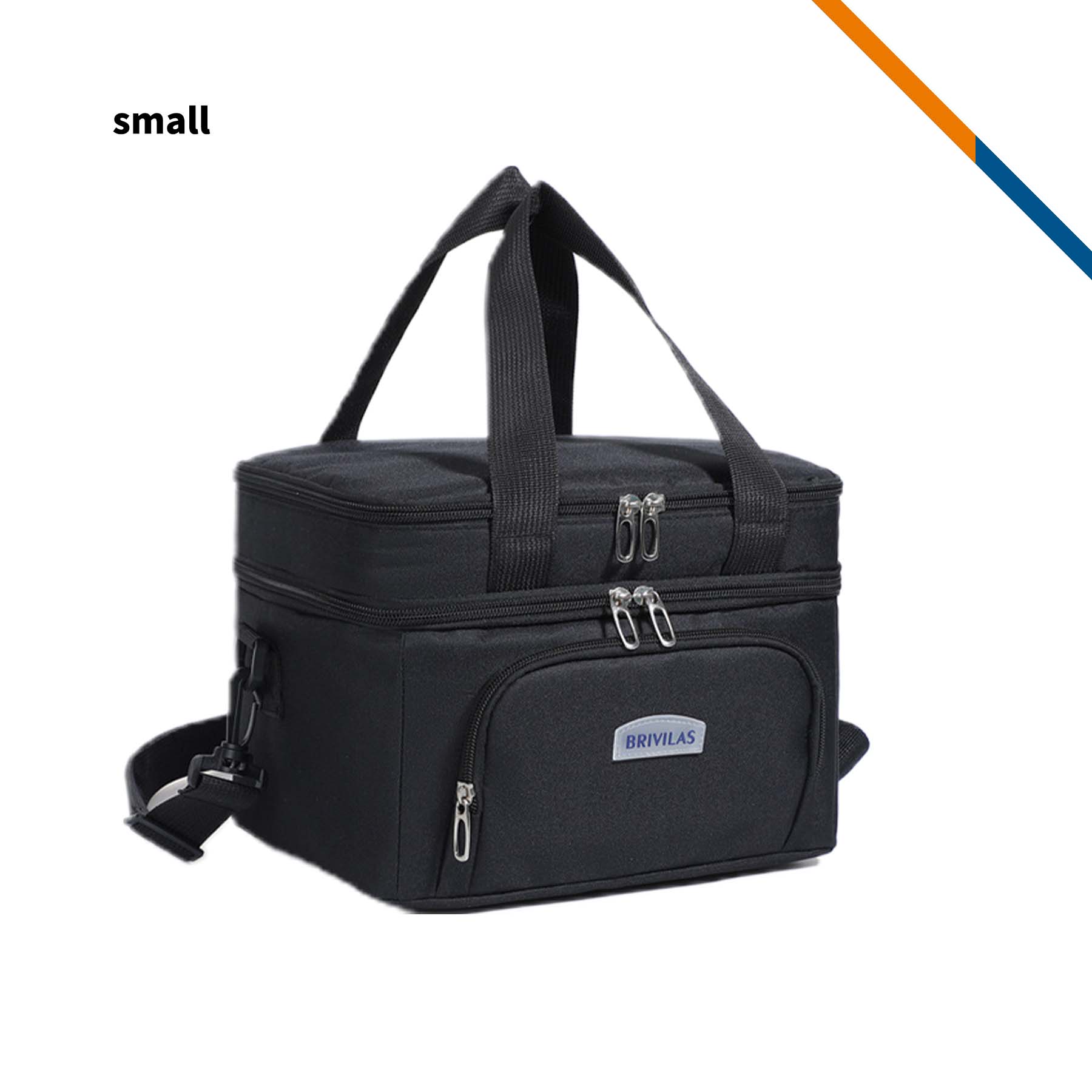 Vipit Double Layer PEVA Crossbody Cooler Bag 12