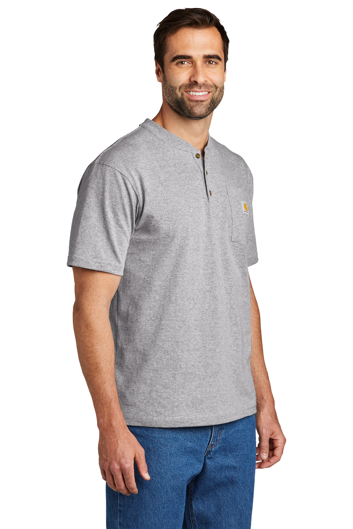 Carhartt Short Sleeve Henley T-Shirt CTK84 32