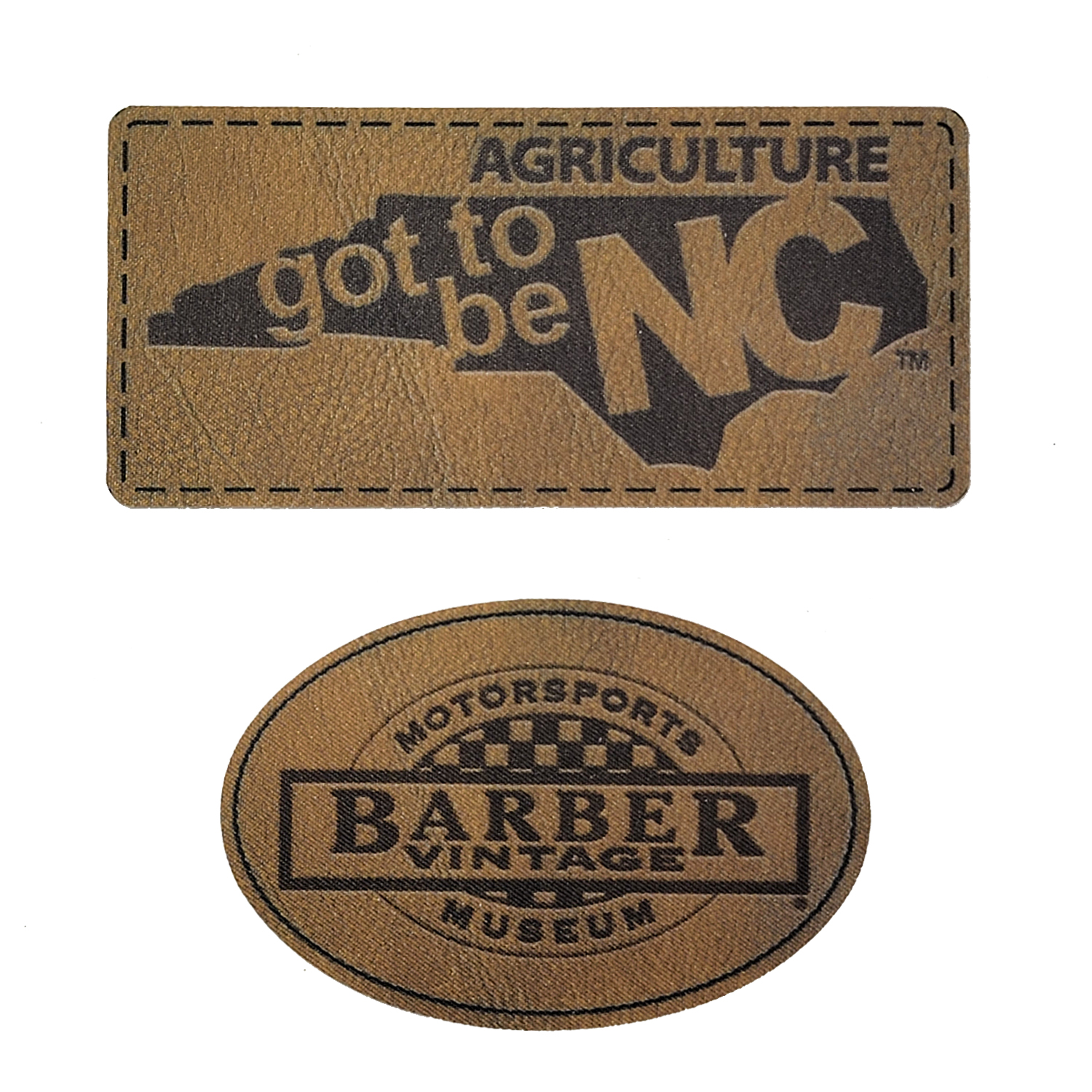 USA Made "Leather Look" Flat Printed Patches 3