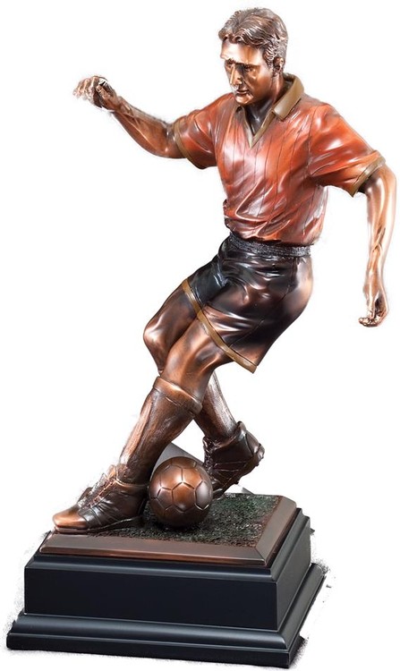 Soccer Resin Sculpture 2