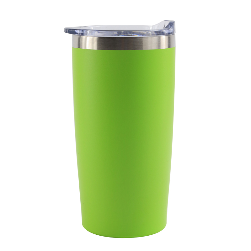 20 Oz. Marin Double Wall Stainless Steel Vacuum Tumbler (Lime Green) 4