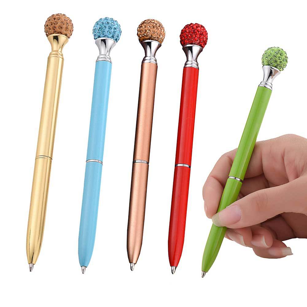 Metal Ballpoint Pen with Crystal Diamond Ball 10