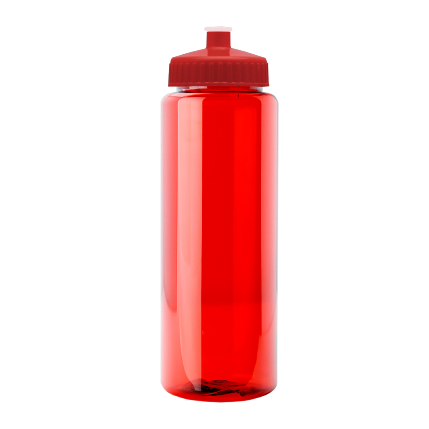 Push Pull Lid Transparent Sports Water Bottle, 32oz. 7