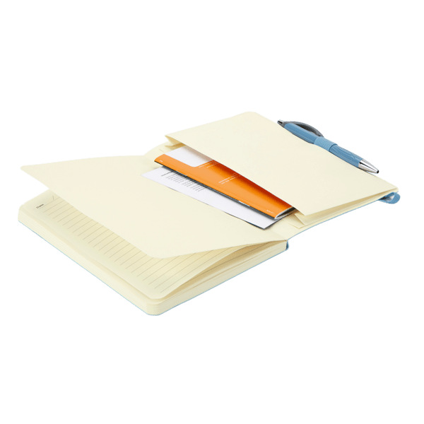 Crosshatch PU Notebook With Pen 23