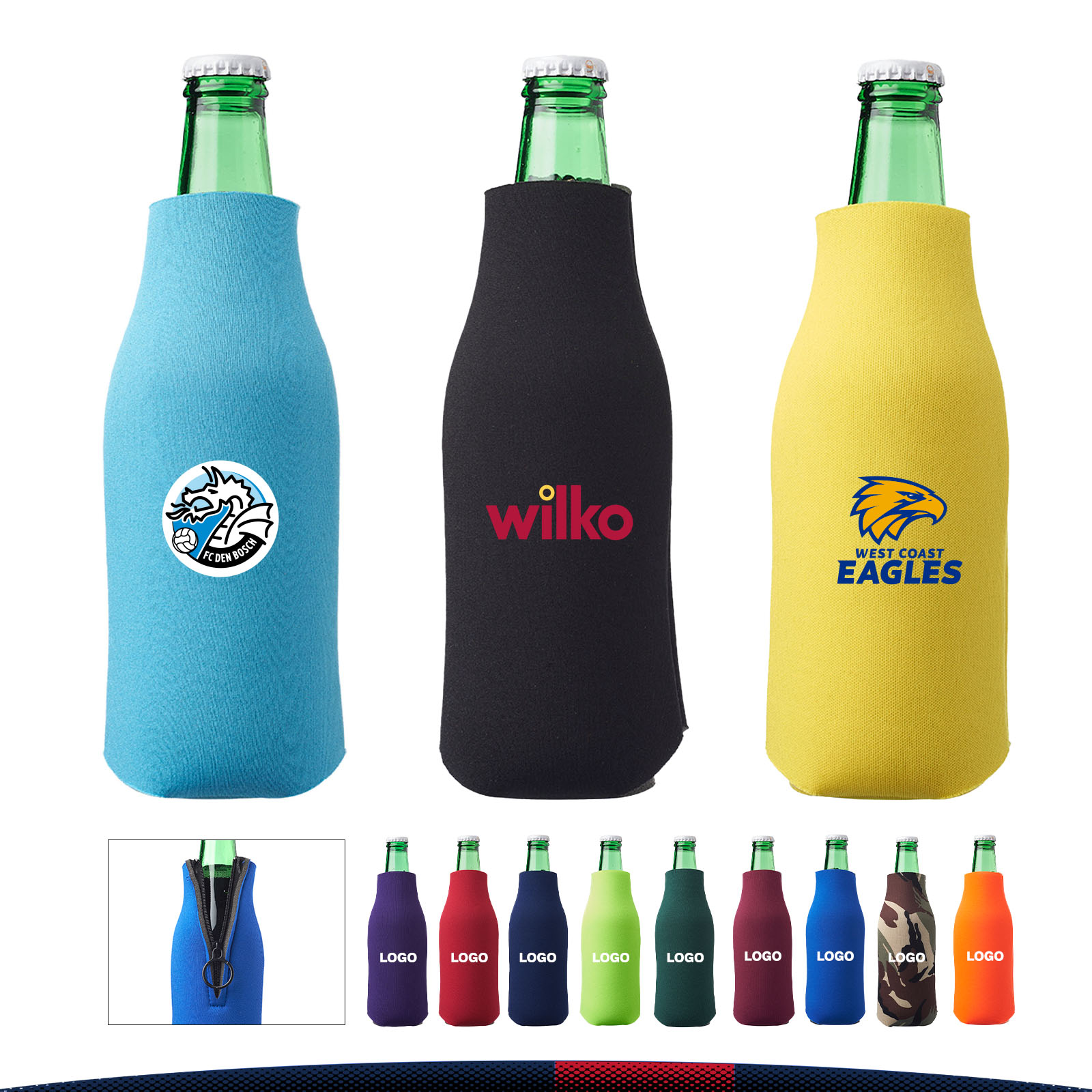 Garcia Zipper Bottle Insulators 20