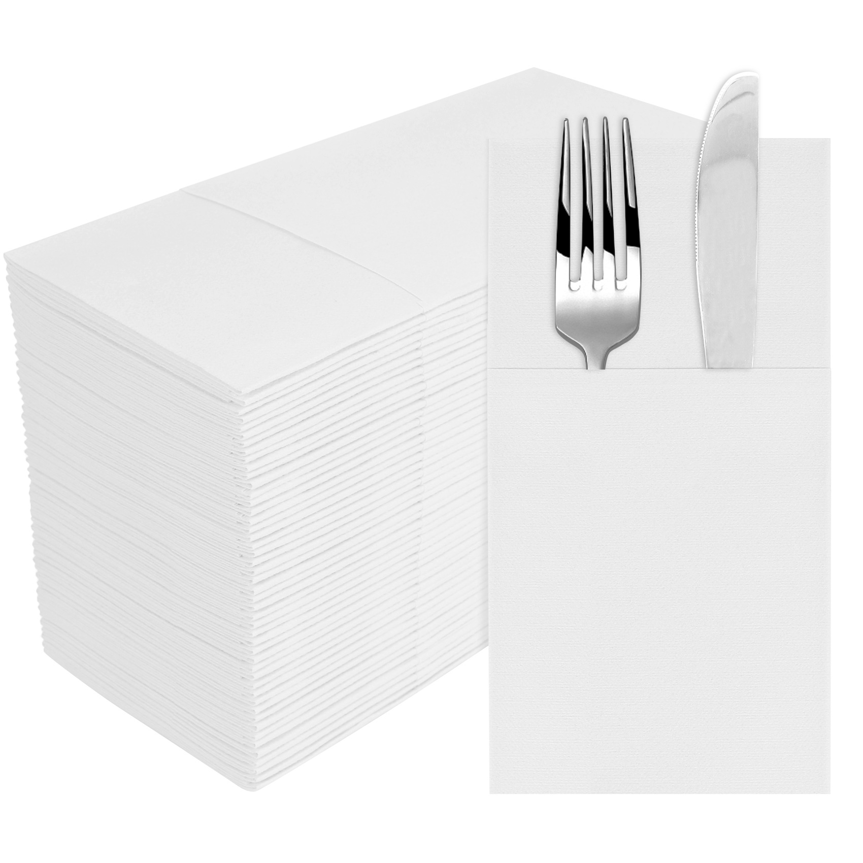 Personalized Foldable Utensil Pouch Napkin 6