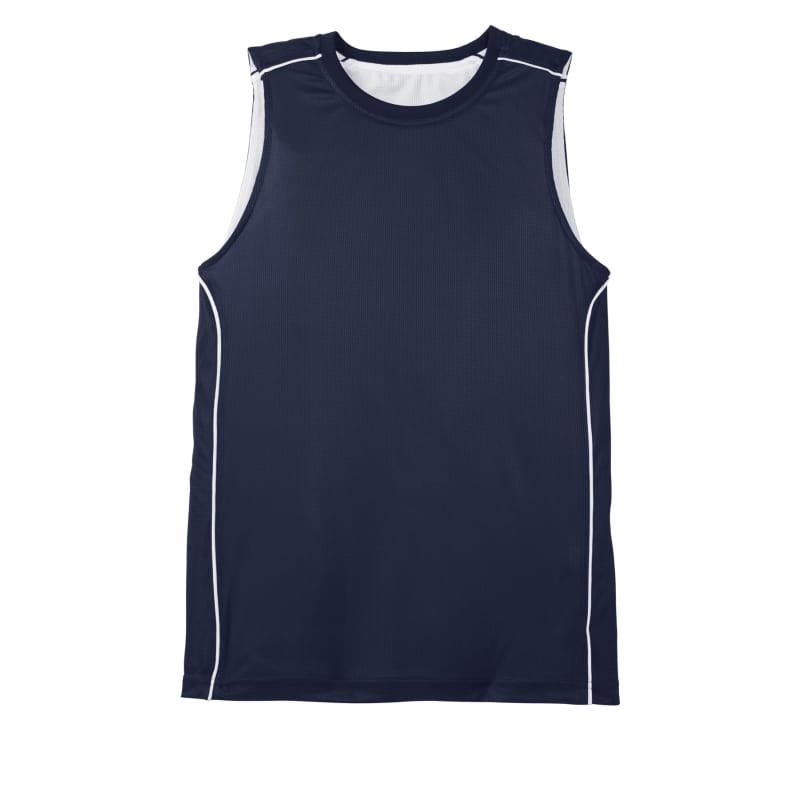 Sport-Tek Youth PosiCharge Mesh Reversible Sleeveless Tee. 16