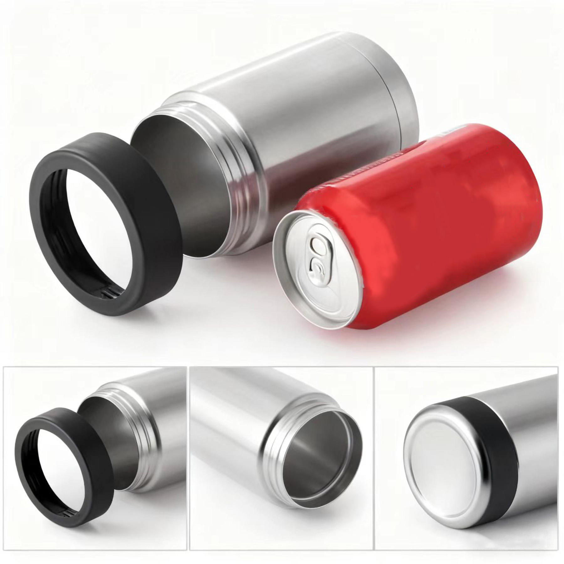 12oz Stainless Steel Beverage Cooling Can 3