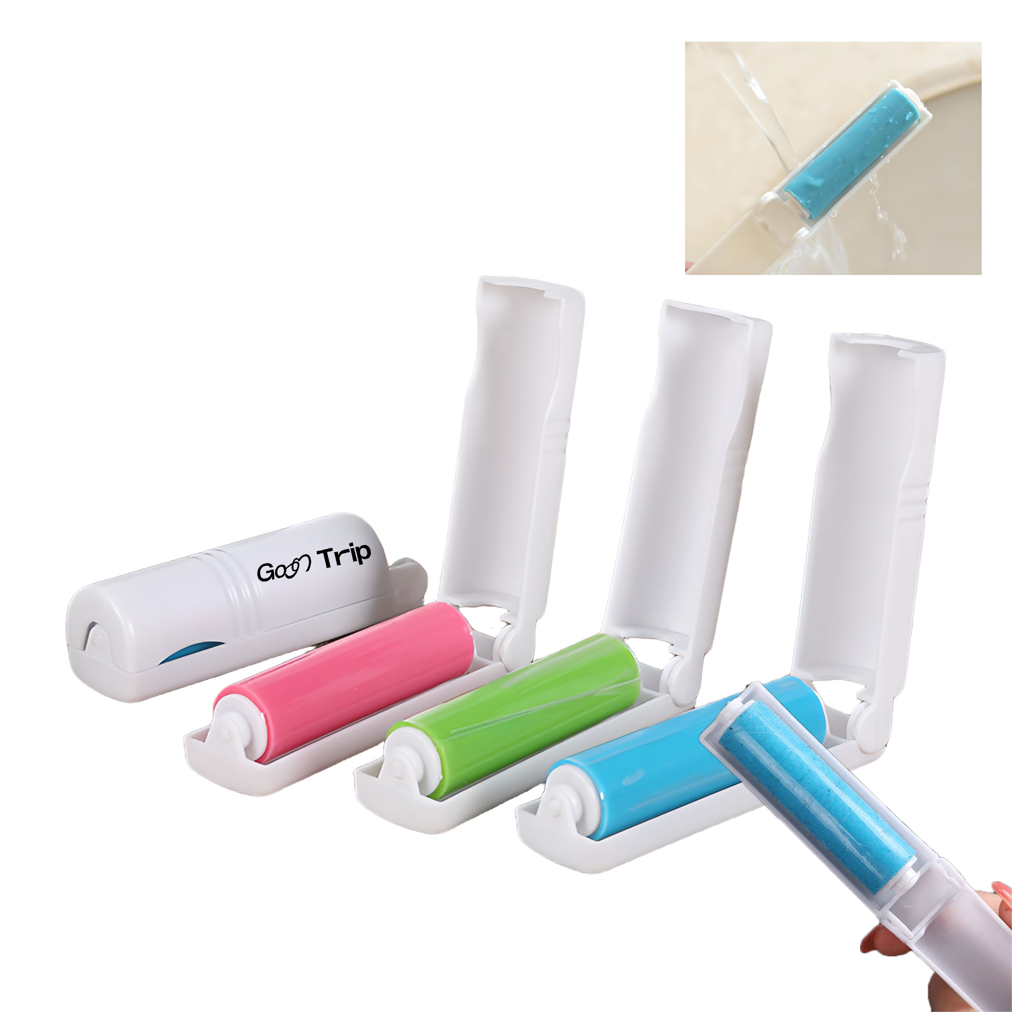 Foldable And Washable Clothing Lint Roller 4