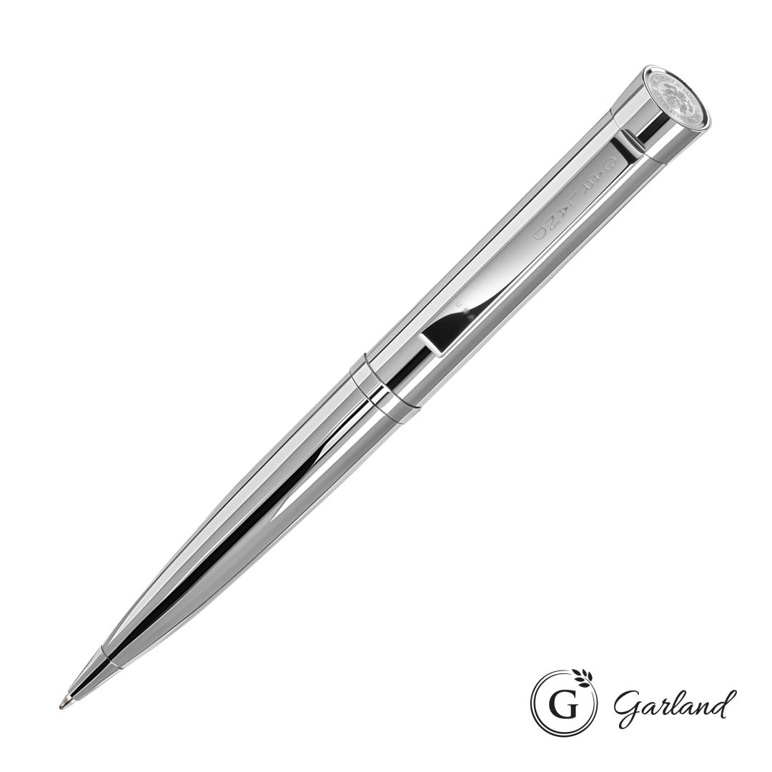 Garland® Executive Signature Custom Emblem Twist Pen-Chrome 7