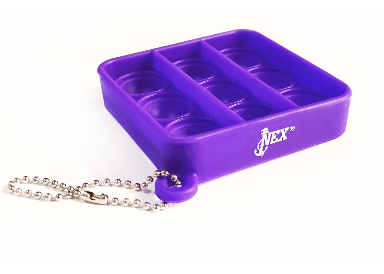 Mini Fidget Pop Silicone Sensory Keychain 3