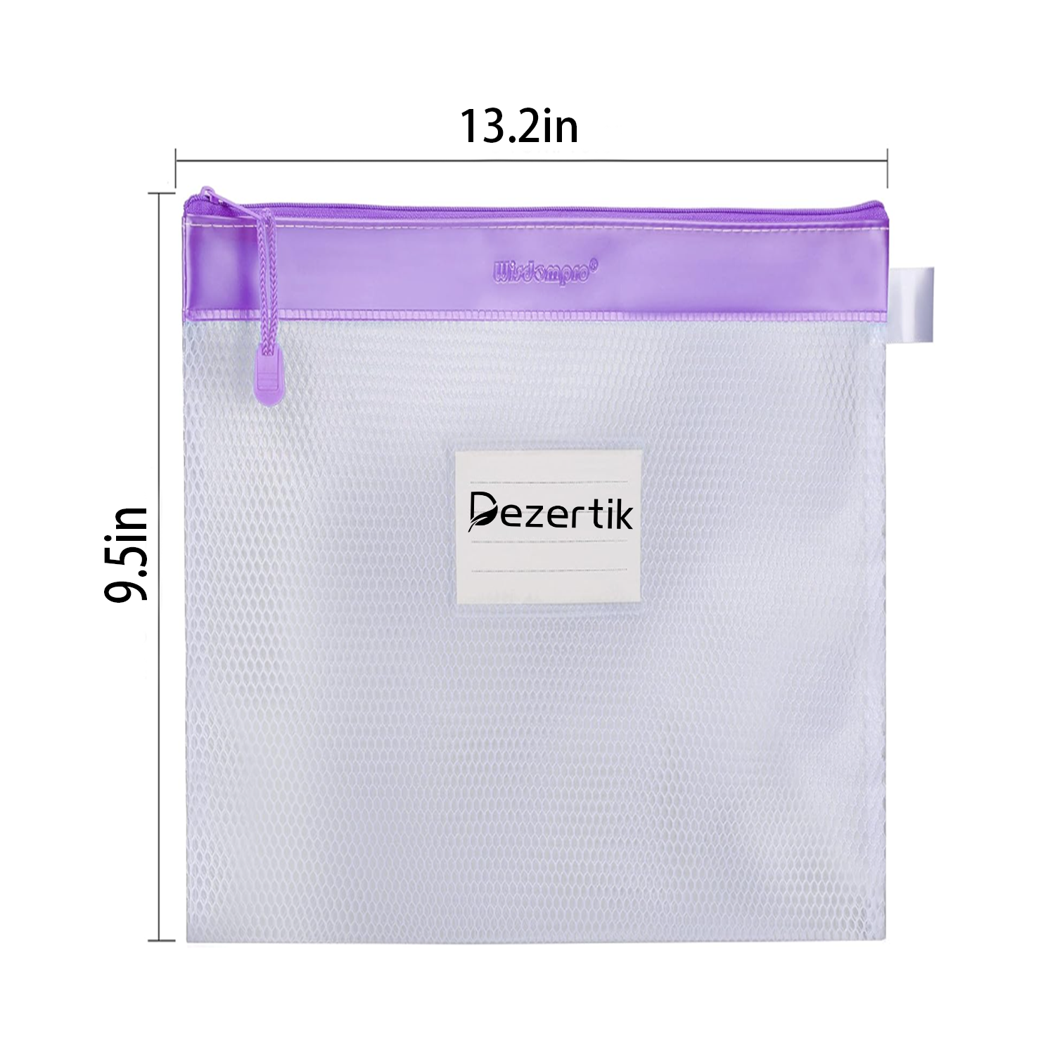 Transparent Mesh PVC Zippered Bag Semi-transparent Document 2