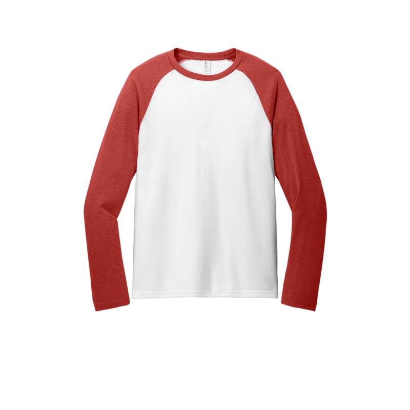 AllMade Unisex Tri-Blend Long Sleeve Colorblock Raglan 43