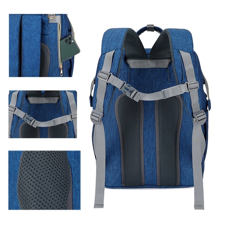 3 Insulated Bottle Warmer Diaper Bag With Usb Charge Port 2