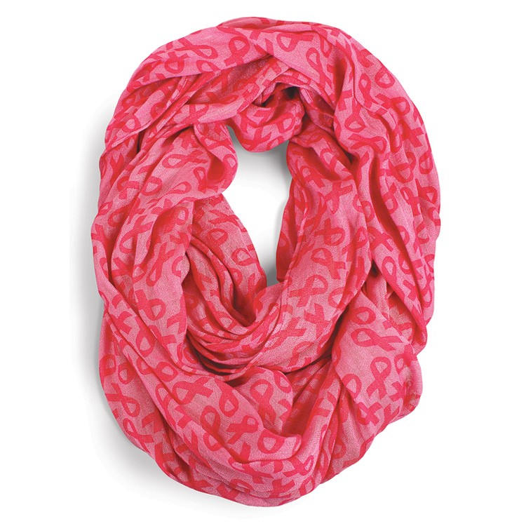 Pink Ribbon Infinity Scarf 1