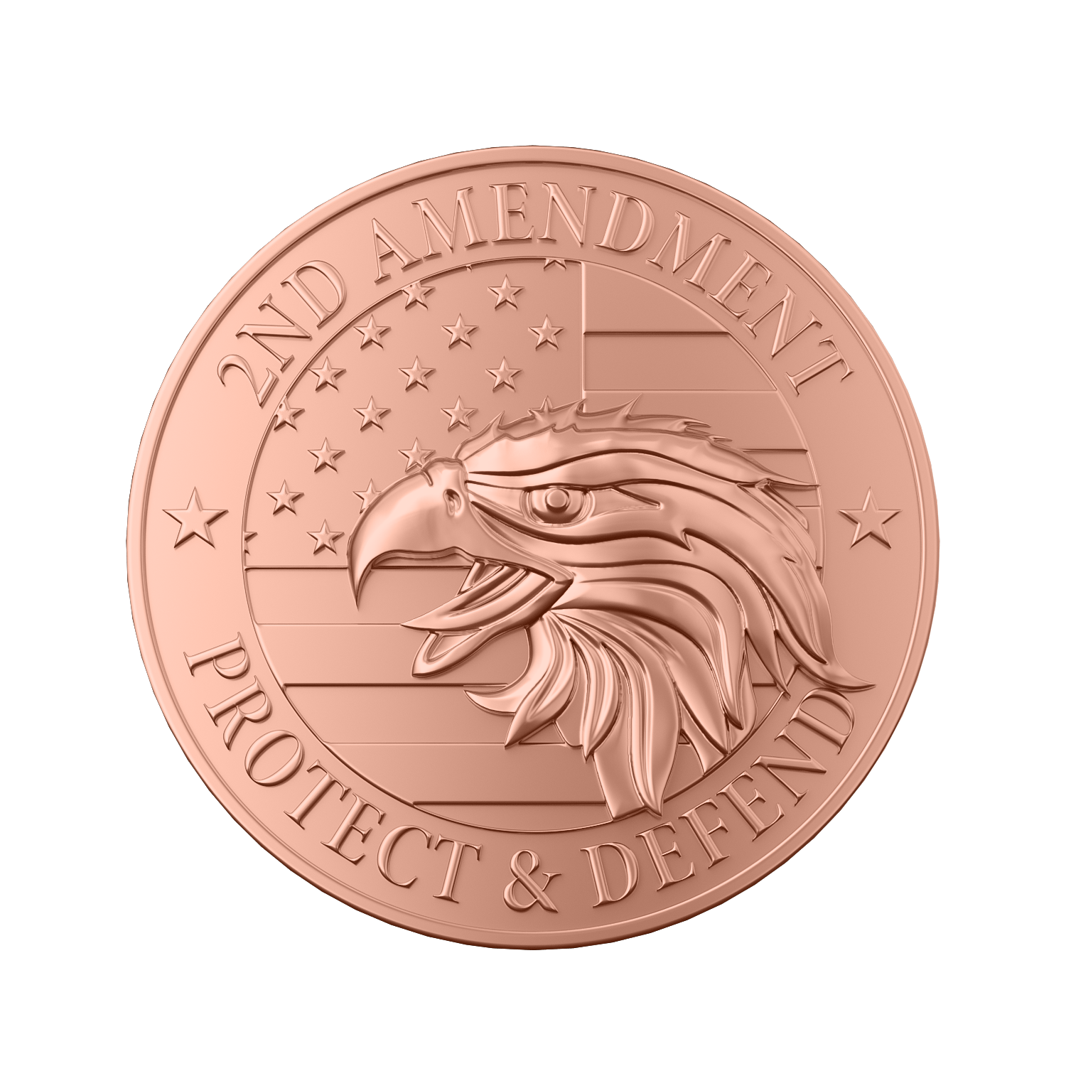 Custom 2D Die Struck Mint Coins 2.25" 11