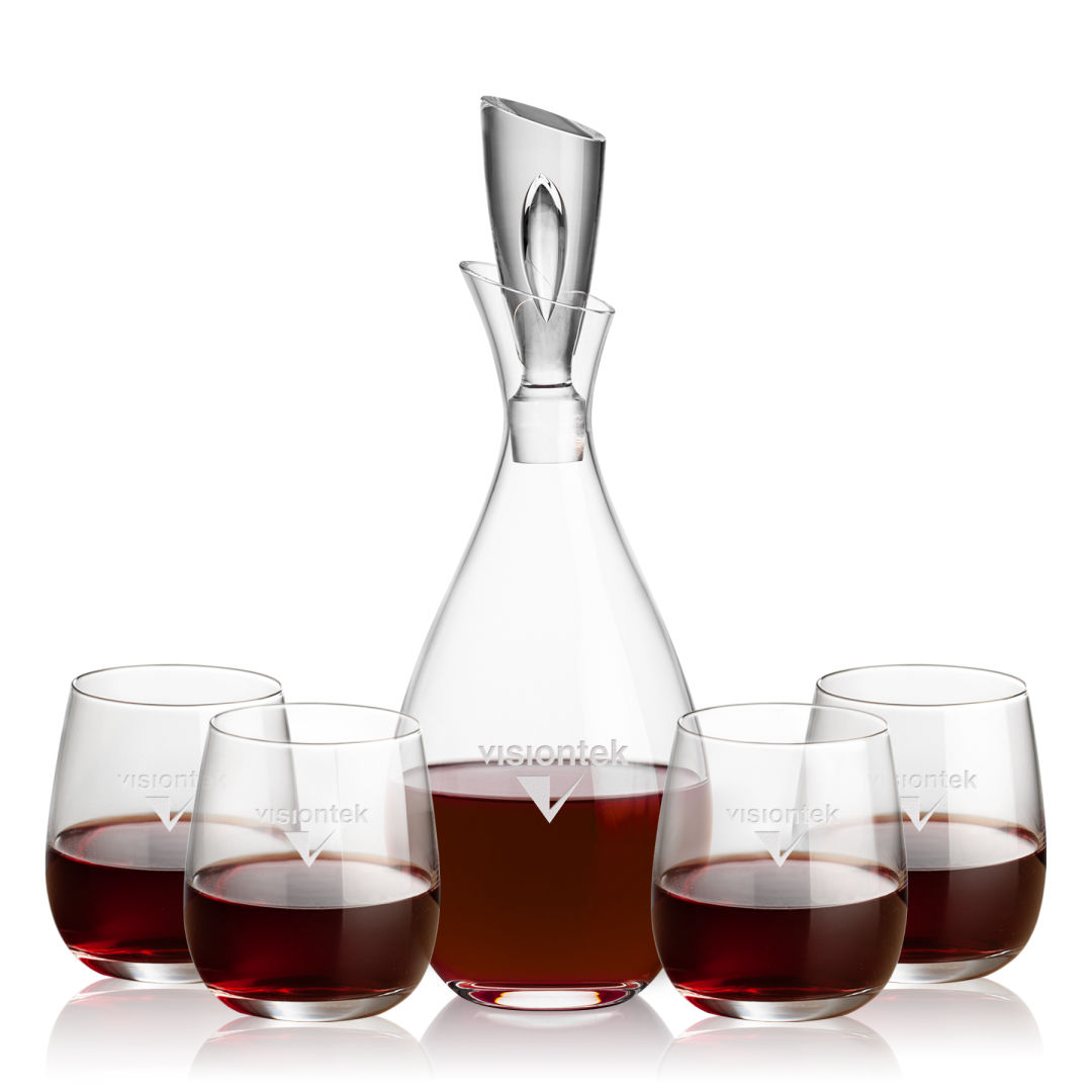 Juliette Decanter & Crestview Stemless Wine 9