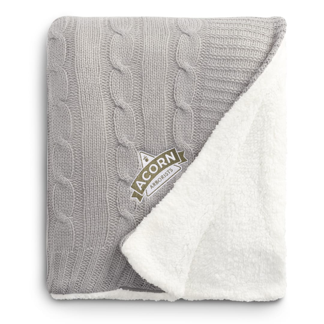 Field & Co.® Cable Knit Sherpa Blanket 109