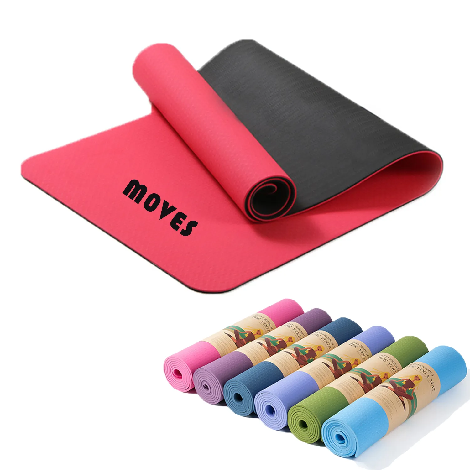 Tpe Two-Color Yoga Mat 6